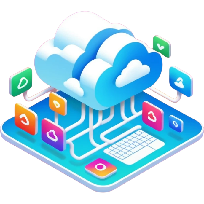 cloud computing architecture emoji