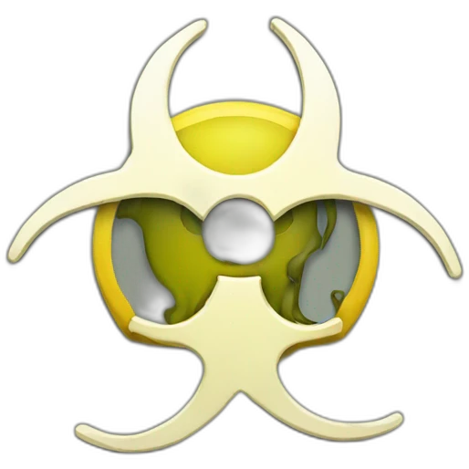 Warning biohazard emoji