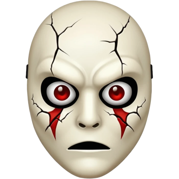 Scary halloween movie Mask emoji