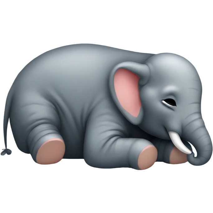 elefant sleeping  emoji