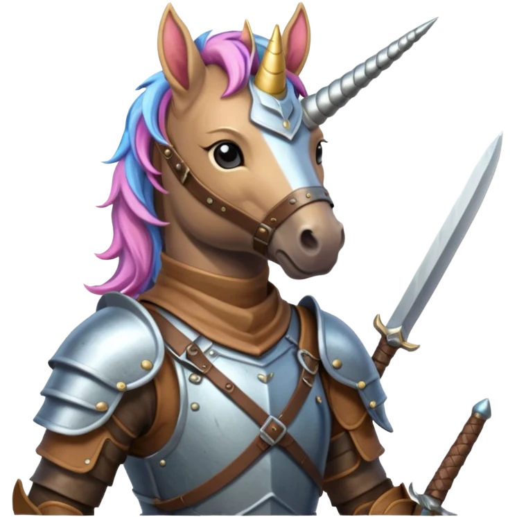 a unicorn hunter emoji