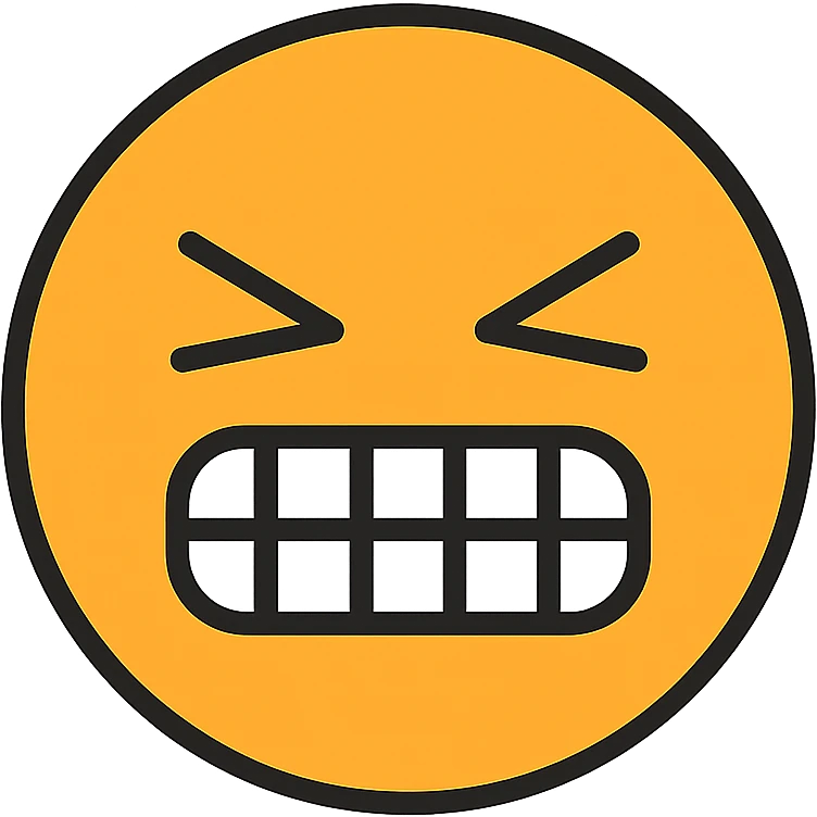 grimacing face emoji