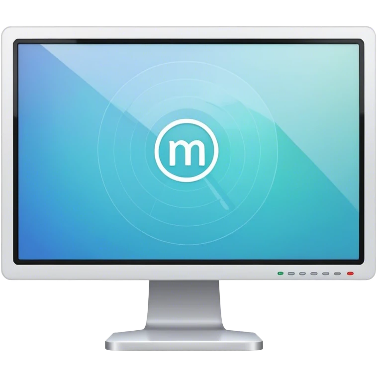 Create an emoji for UX/UI design. Show a monitor or tablet with a web interface mockup displayed on the screen. Use modern, professional colors. Do not include any emojis or smiley faces. Make the background transparent. emoji
