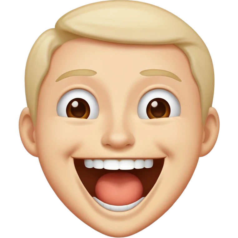 Hysterically laughing emoji