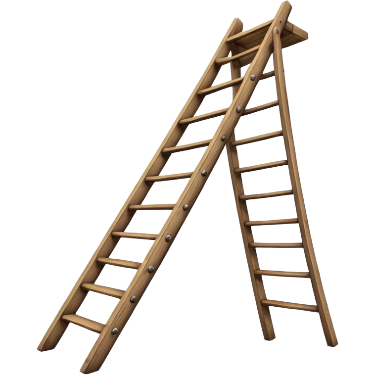 ladder with just 1 side emoji