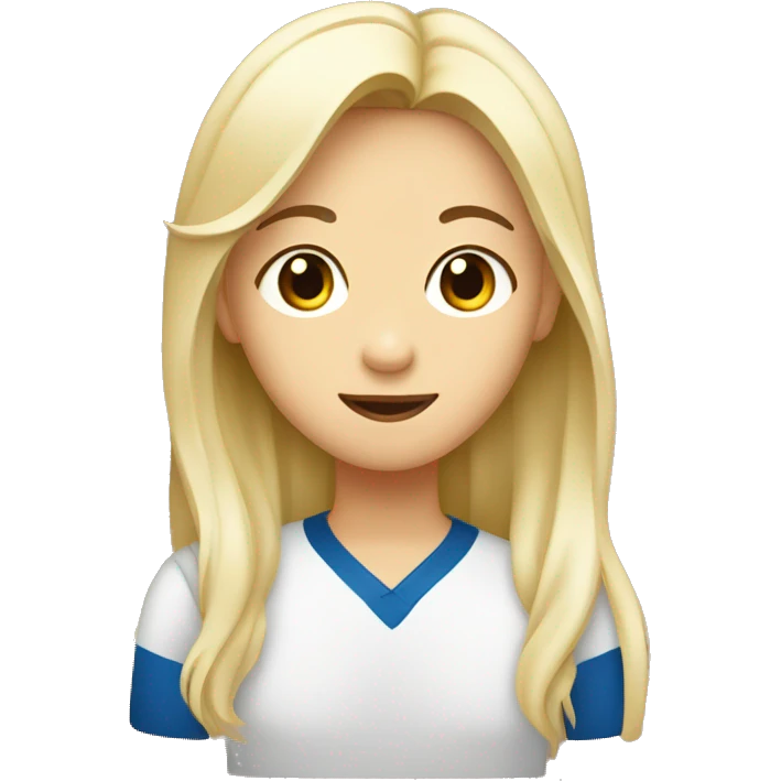 1 Filipino boy 1 Filipino girl and one white blond girl  emoji