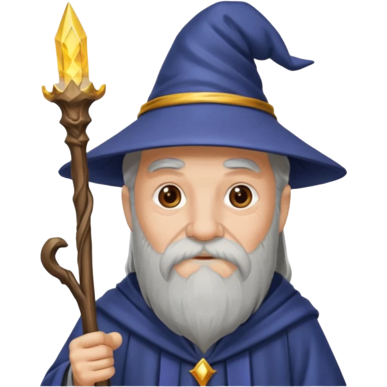 old wizard with staff emoji