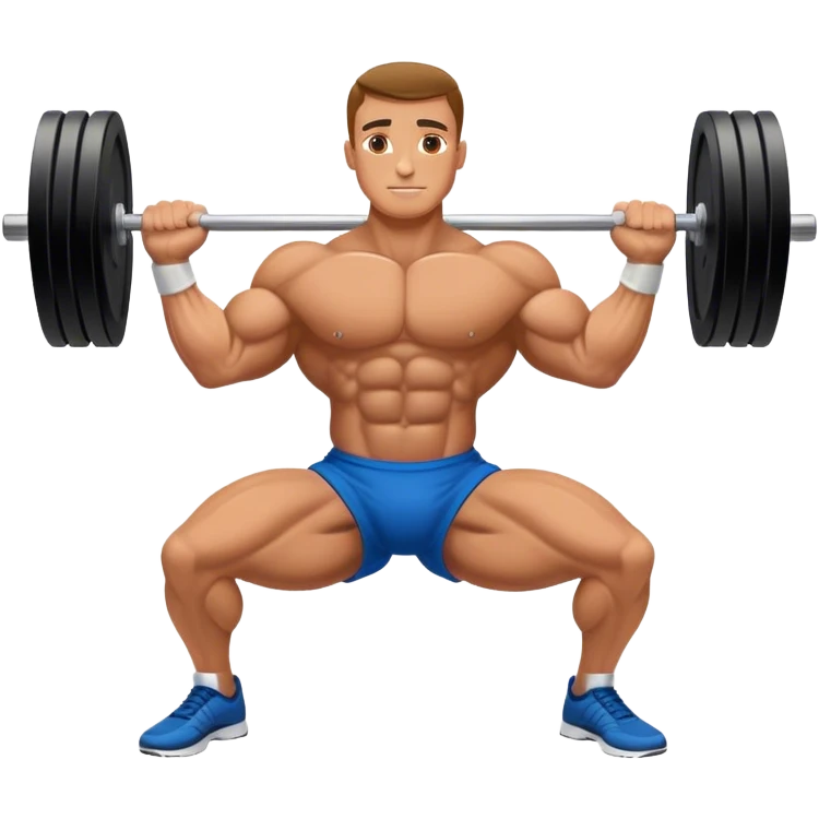 bodybuilder horizontal pull exercise emoji