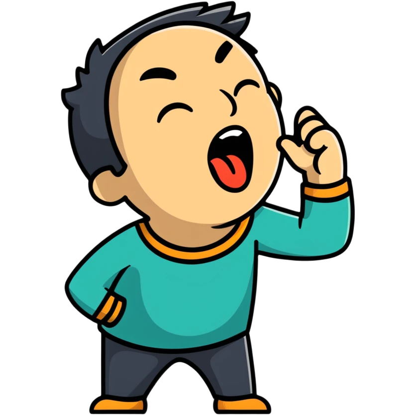 yawning man emoji