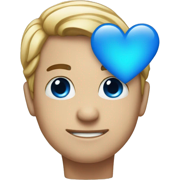 Blue heart emoji