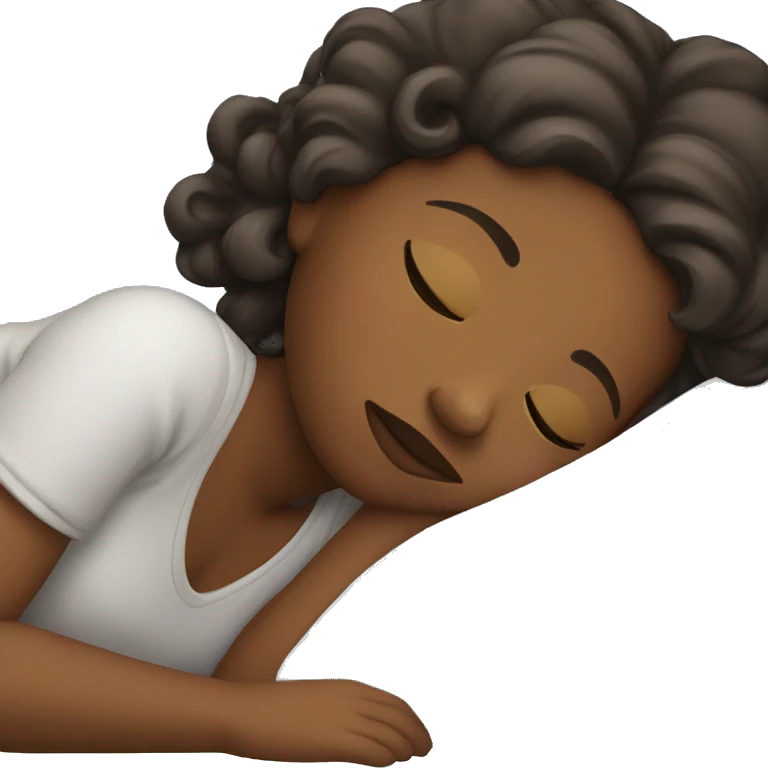 Girl sleeping emoji
