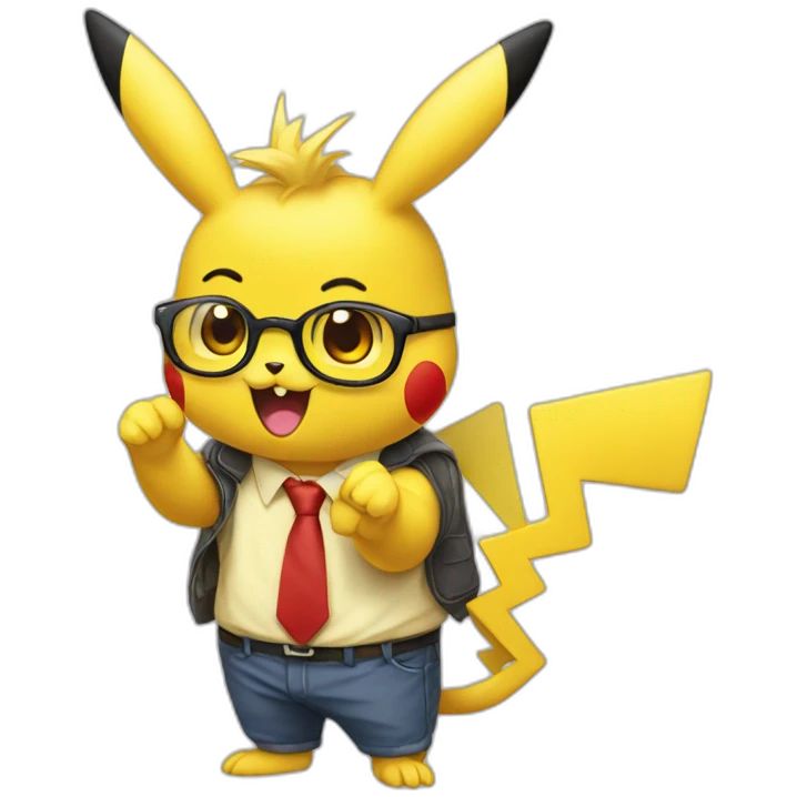 Pikachu devenir président emoji