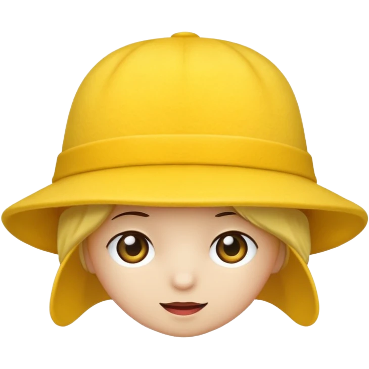 yellow hat emoji