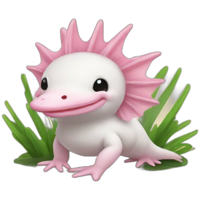 Canard et axolotl emoji