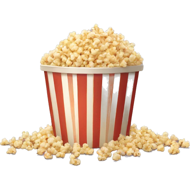 Pot of popcorn emoji