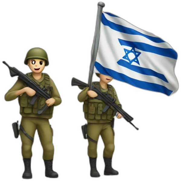 Israeli flag soldiers emoji