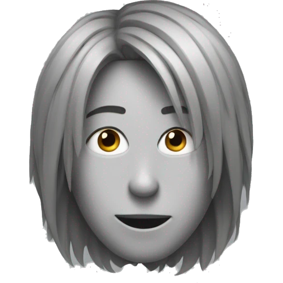 the face is covered with hair emoji