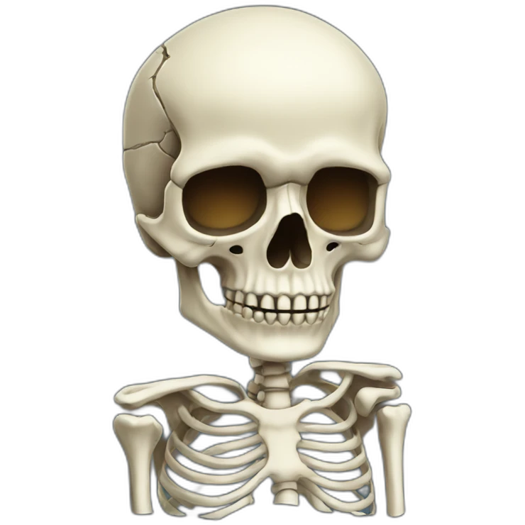 Skeletonsmoking emoji