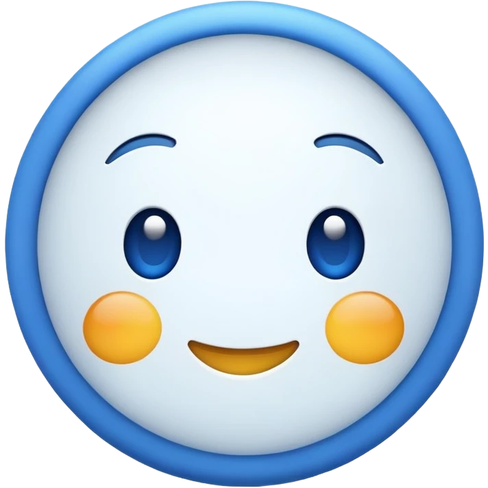 Emoji blu non vedo  emoji