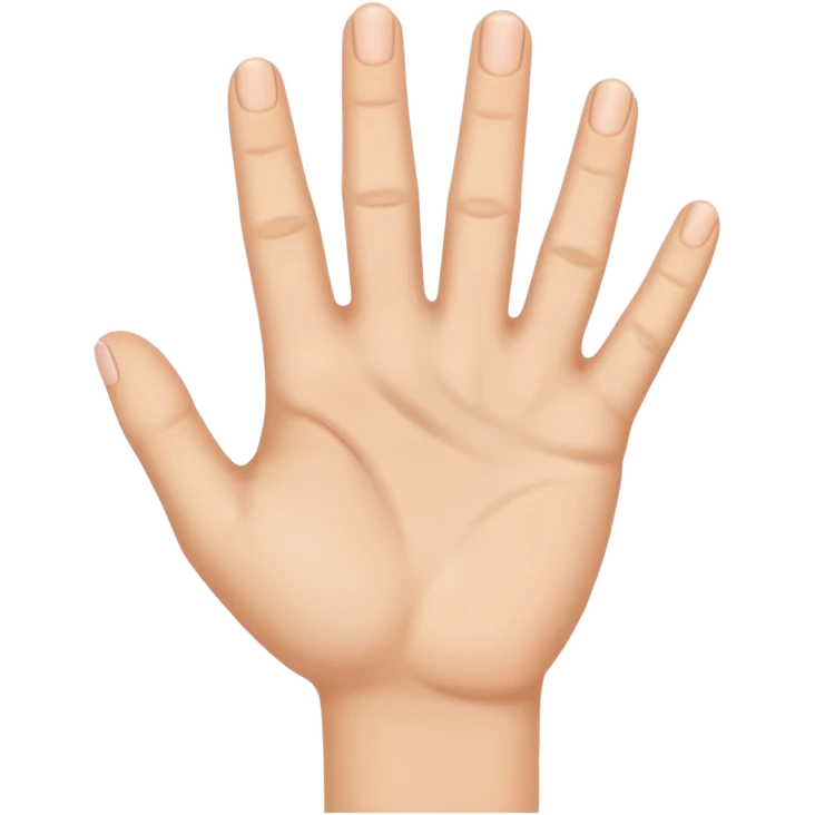 hi hand emoji