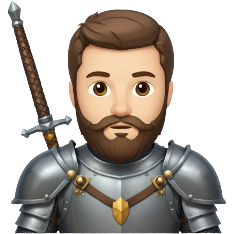 bearded knights men emoji
