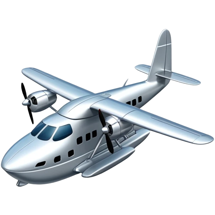Twin engine seaplane  emoji