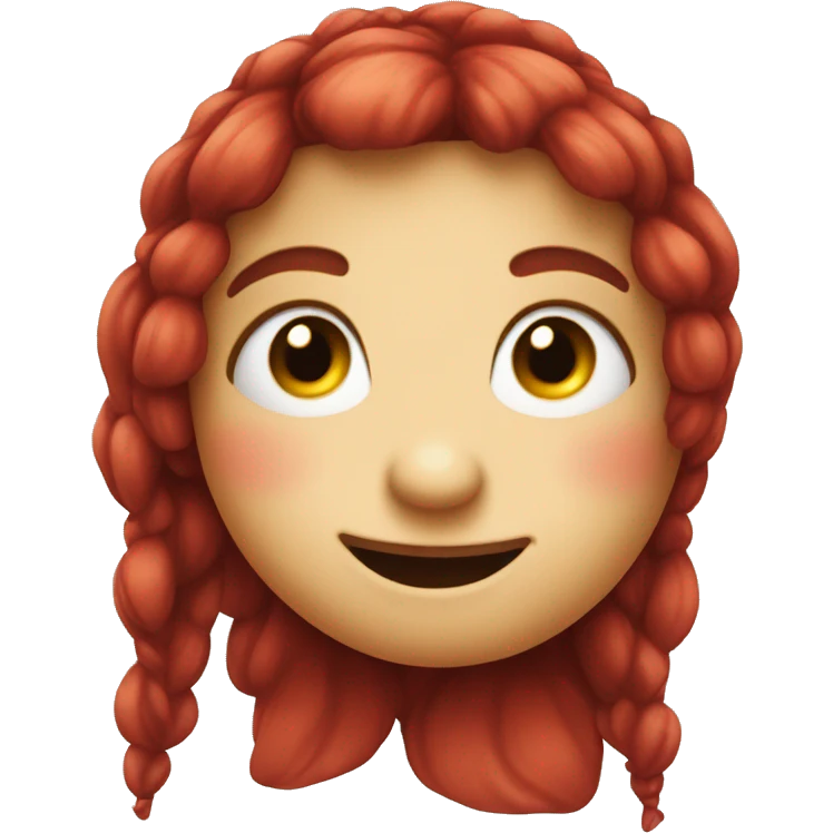 Smiley red cheeks  emoji