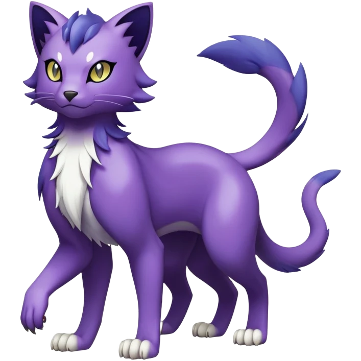 Liepard-Delcatty-Pokémon-Fakémon-hybrid-creature (full body) emoji