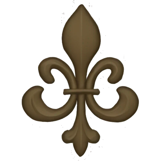 Drapeau fleur de lys emoji