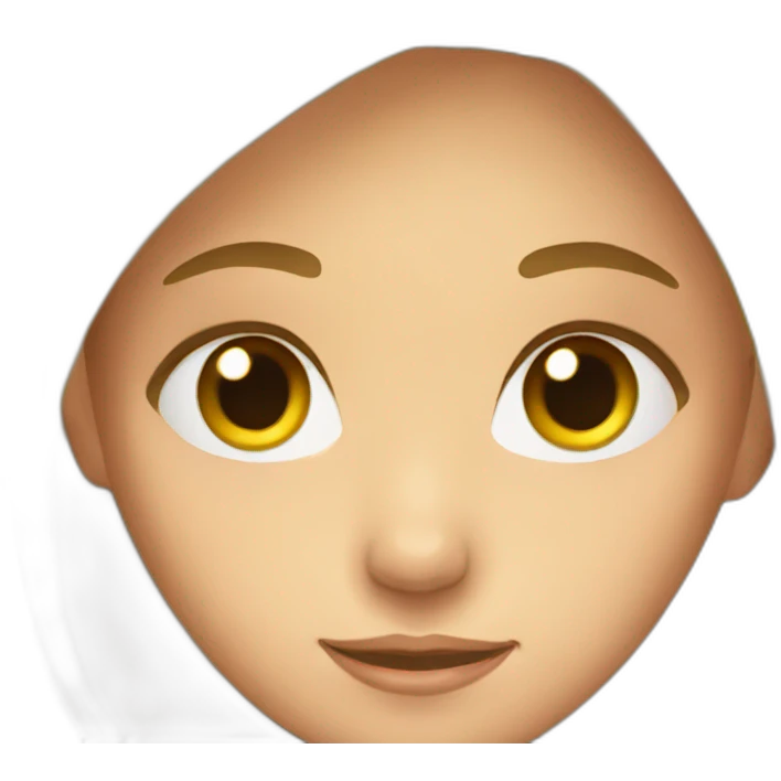 Girl's head emoji