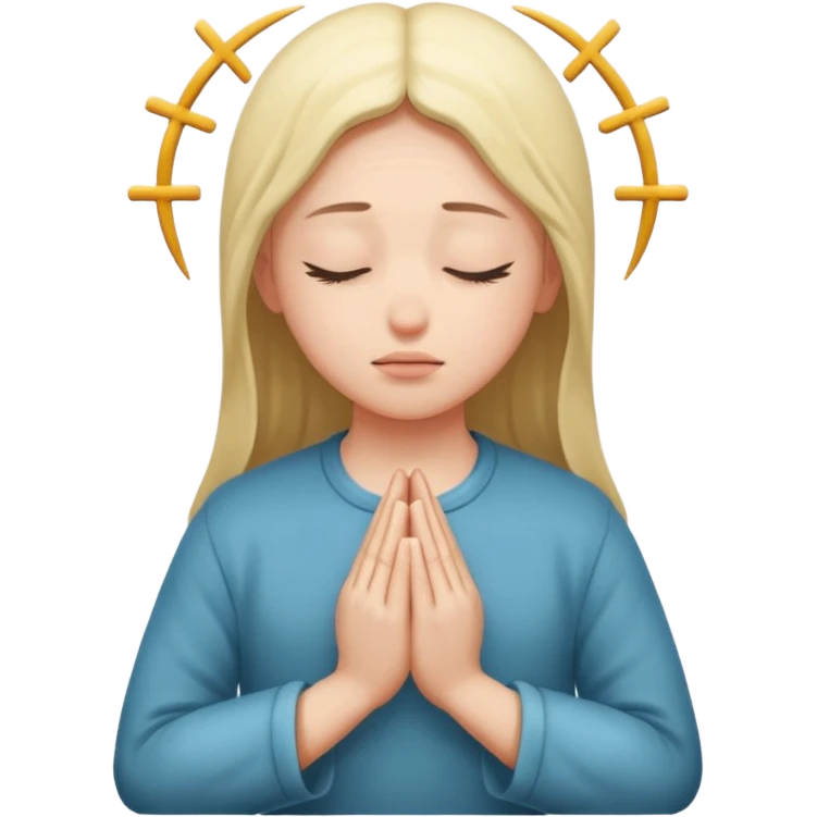 Crossing yourself emoji