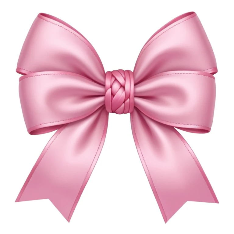 sakura bow with braided loops emoji
