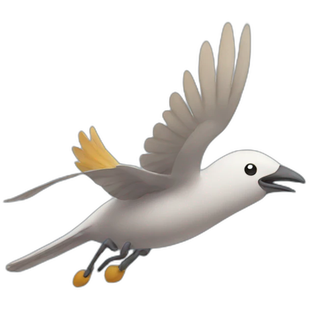 flying bird emoji