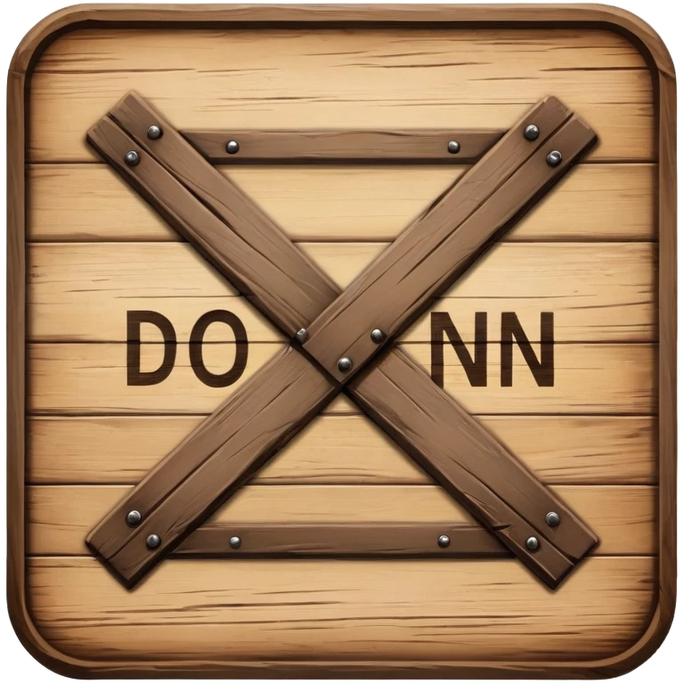 “Do not enter” sing in brown emoji