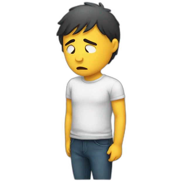 depressed emoji