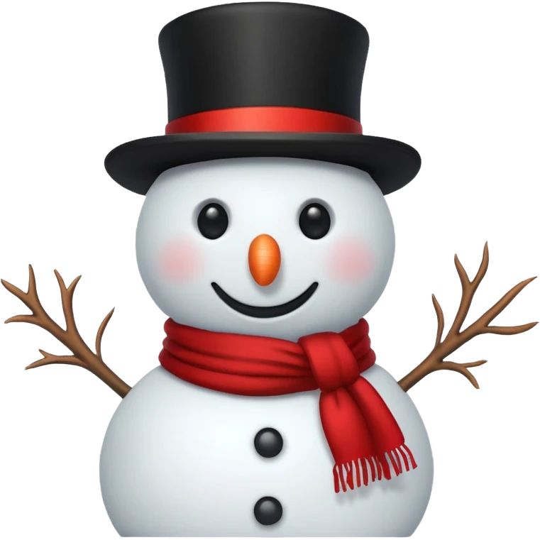 A snowman emoji