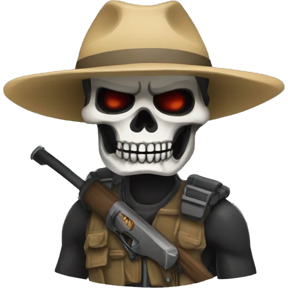 caveira de fogo emoji