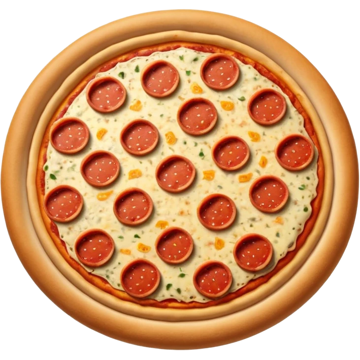 Sausage with Pepperoni pizza emoji