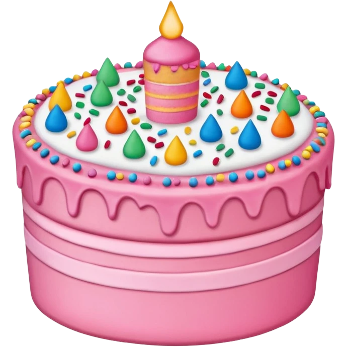 pink cake emoji