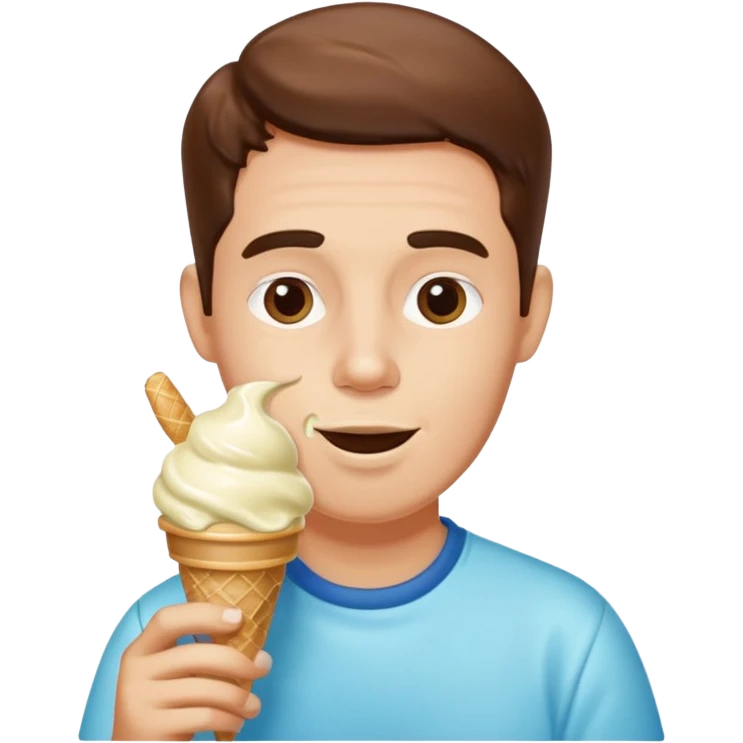 Benson Boone moonbeam ice cream emoji