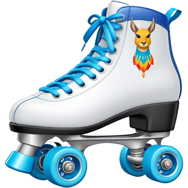 Impala rollerskate with bluhippie design emoji