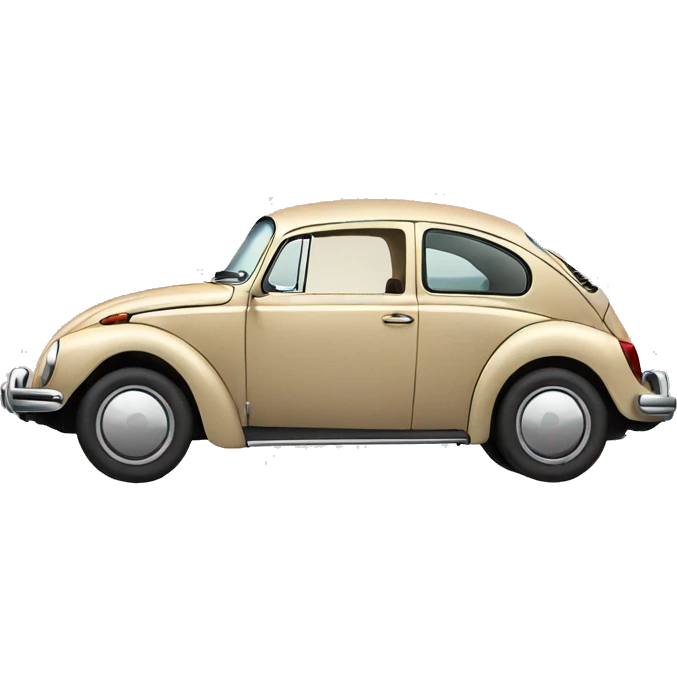 beige vw beetle  emoji