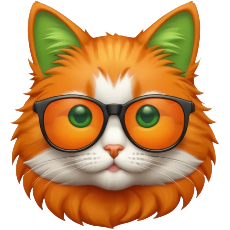 Cat wearing sunglasses emoji