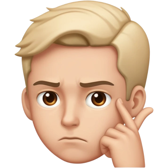 Thinking hard emoji