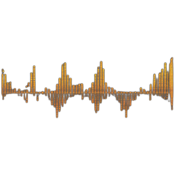 audio waveform emoji