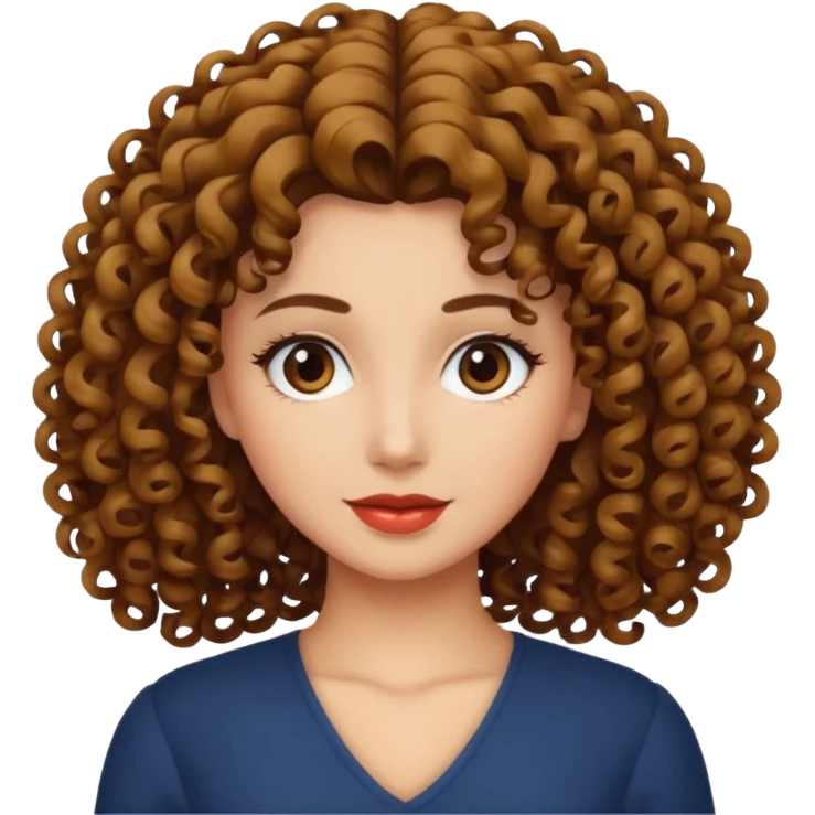 morena cabello rizado emoji