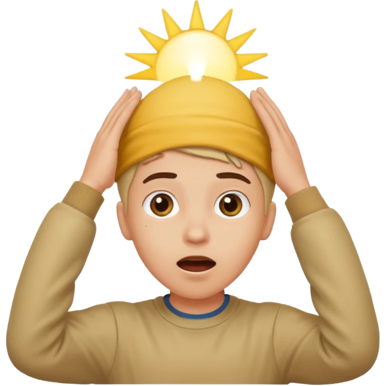 Over your head (hand over the head  motion) emoji