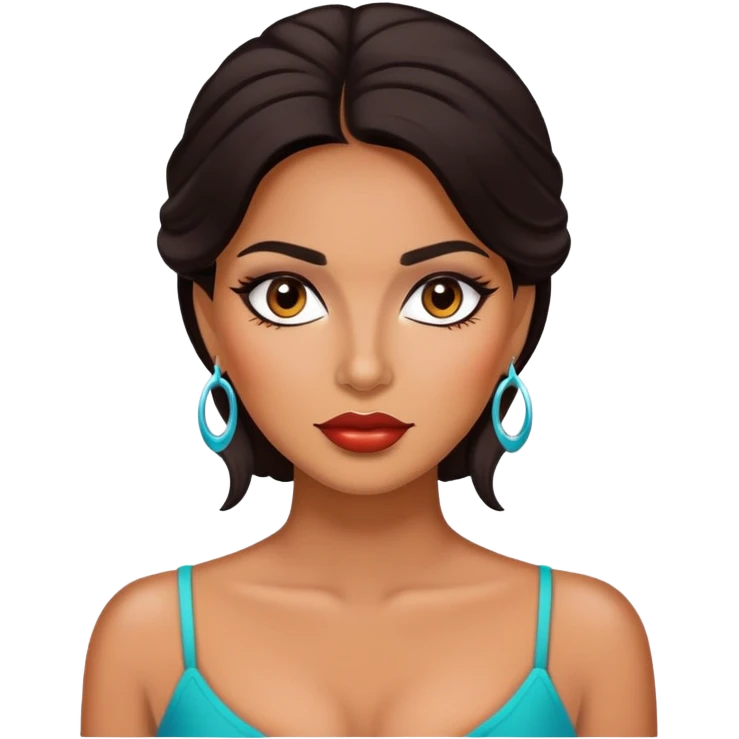Latina makeup emoji