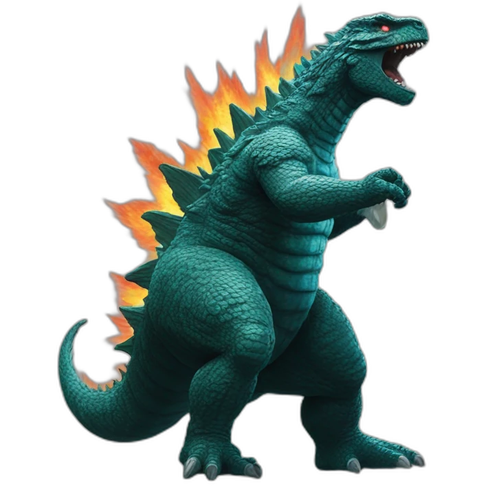 Godzilla atomic breath emoji
