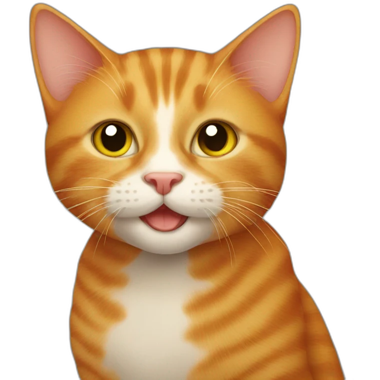 Ginger cat emoji